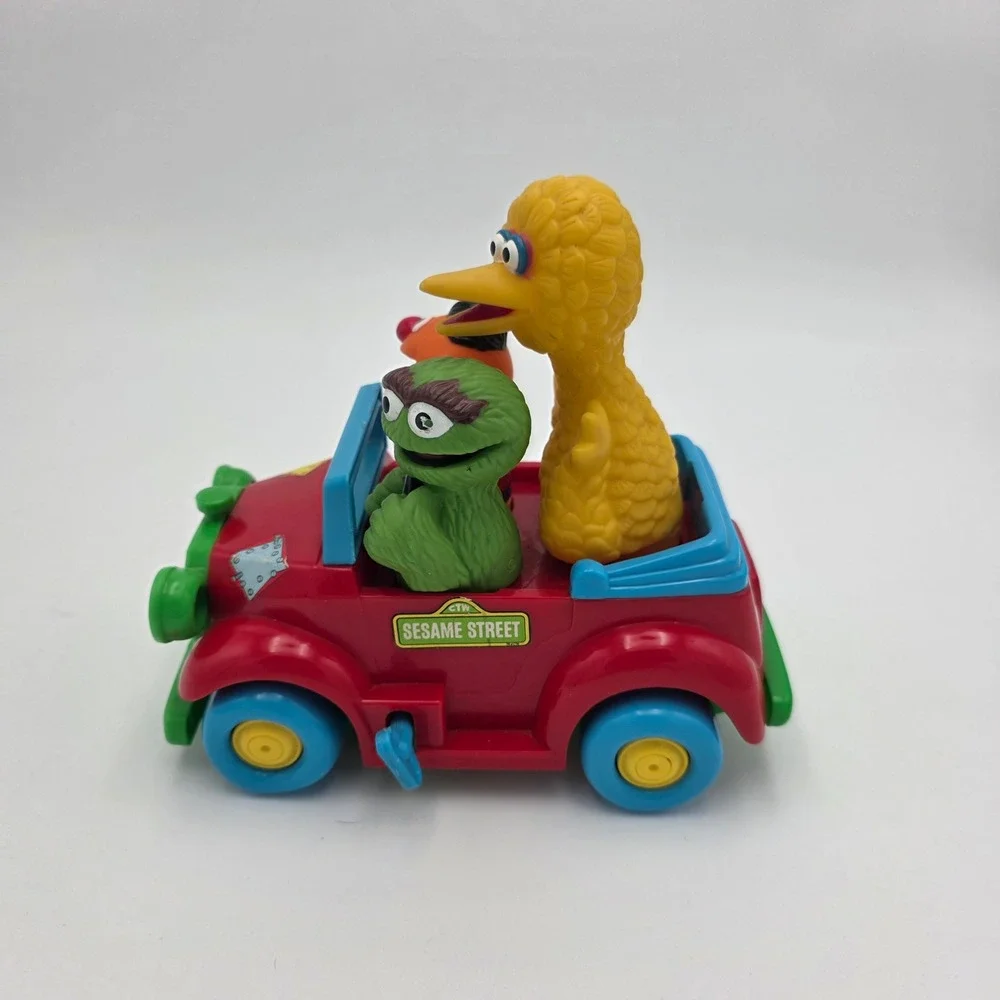 Vintage‎ Tyco Sesame Street Ernie Bert Oscar Car Toy Preschool Childrens Fun